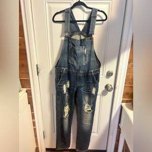 Denim Overalls (worn once)